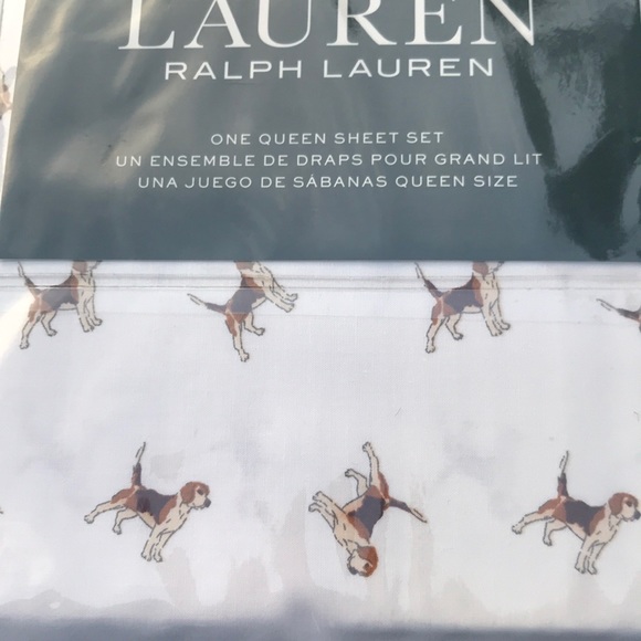 ralph lauren beagle sheets